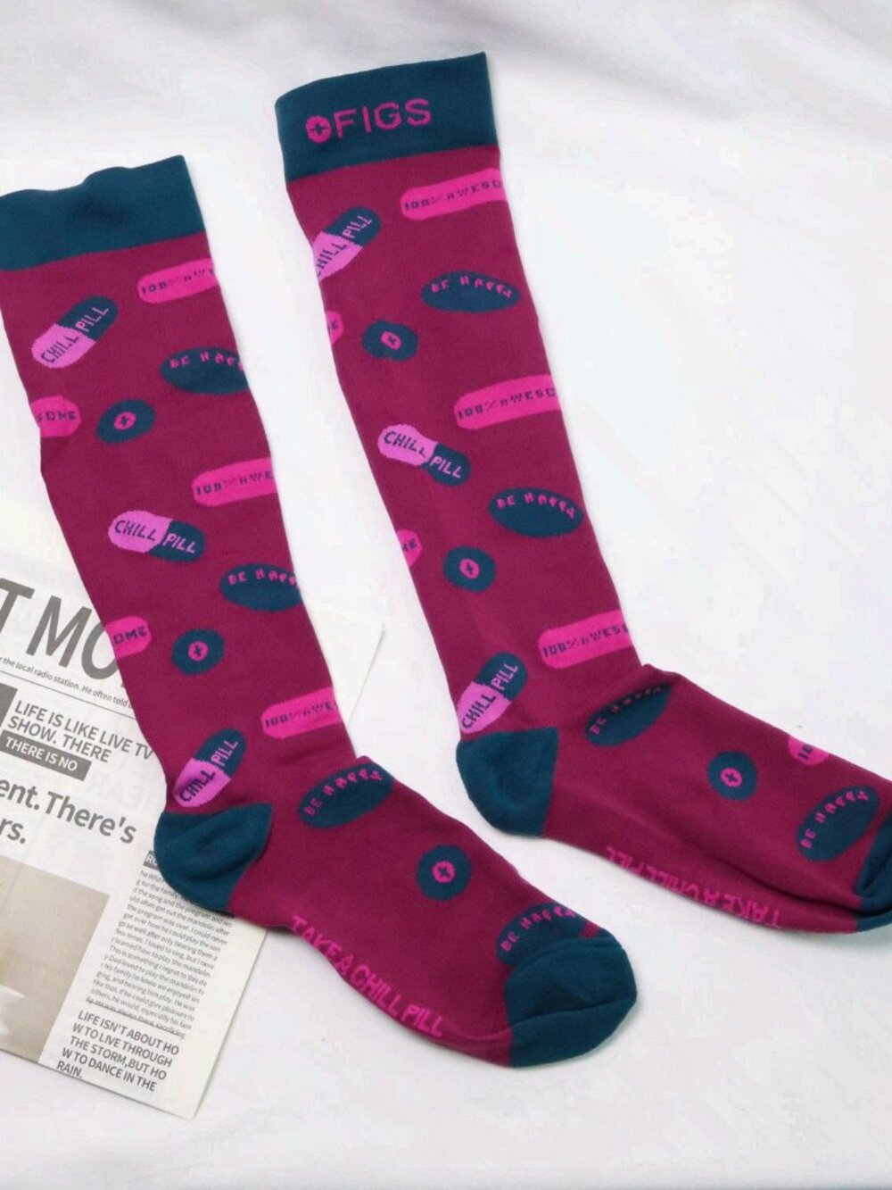 Figs Compression Socks for Comfort and Style - Size L